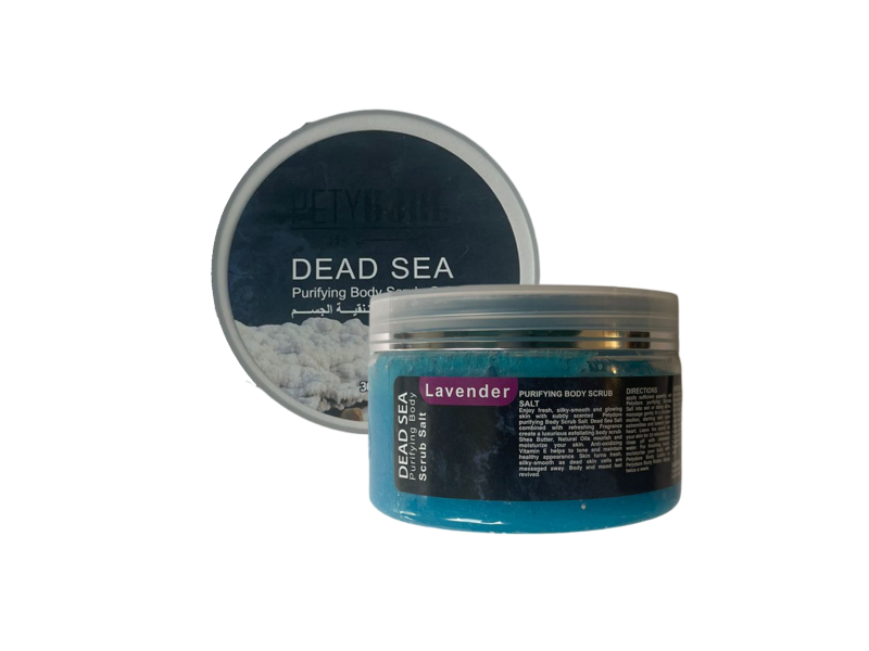 Purifying Body Scrub Salt Lavender